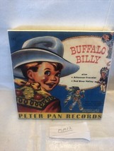Vintage Nursery Room Picture Wall Hanging - Buffalo Billy Peter Pan Records - $12.38