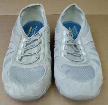 SKECHERS Relaxed Fit Sneakers Memory Foam Suede Breathe Easy Go Walk Hike Sz 8.5 - £11.94 GBP