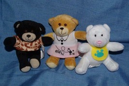 3 McDonalds Build A Bear Happy Meal Teddy Bears 2006 (C) - $9.00