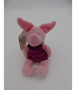 Mini Bean Bag Piglet 8 Inch With Tags The Disney Store VINTAGE - $27.16 CAD