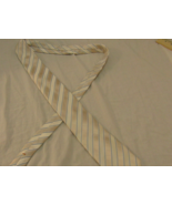 Donald J. Trump Signature Collection 100% Silk Beige Blue Tie &amp; Protecto... - $695.76 MXN