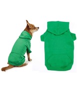 Bright Green Dog Hoodies High Quality Cotton Blend Kangaroo Pocket Sweat... - $39.02 CAD+