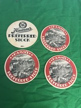 Vintage 1960&#39;s Hamm’s Preferred Stock Beer Coaster Set 4 Coasters - £7.46 GBP