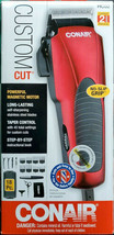 NEW Conair HC244NGBV Custom Cut 18Pc Home Hair Cutting Kit No-Slip Grip Red HC02 - £25.99 GBP