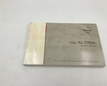 2003 Nissan Altima Owners Manual OEM I01B20057A - $26.99