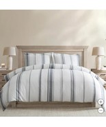 Haven Lane Comforter Set Gray Grey Striped 3-Piece Dillon Pillow Shams C... - €146,05 EUR+