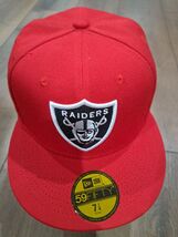 Las Vegas Raiders Hat Exclusive New Era 59FIFTY 60th Anniversary Patch R... - €21,30 EUR