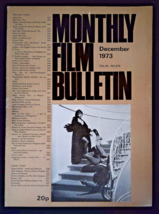 BFI Monthly Film Bulletin Magazine December 1973 mbox1358 - No.479 The Big Boss - £4.96 GBP