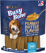 Busy Purina Bone,  Peanut Butter Flavor - 6 Ct. Pouch - £21.93 GBP