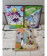 Dr Seuss Lot of 3 Kids DVDS The Lorax Horton Hears a Who and Trick or Tr... - £7.88 GBP