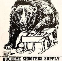 1968 Buckeye Shooters Supply Products Grizzly Bear Advertisement Hunting... - €8,59 EUR