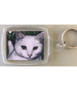Small Cat Art Keychain - Timmy - £6.32 GBP