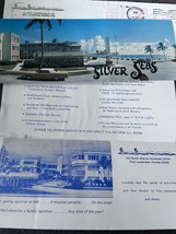 Silver Seas Hotel on the Ocean  Fort Lauderdale FL postcard and rates 1974 - £13.72 GBP
