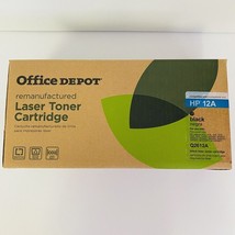 HP 12A Printer Toner Q2612A Cartridge New Office Depot Brand Remanufactured - £16.61 GBP