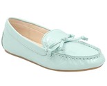 Charter Club Women Slip On Bow Loafers Katee Size US 8.5M Soft Mist Croc... - £25.81 GBP