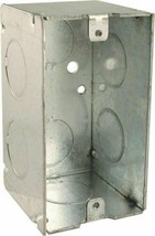 Raco  4 in. H Rectangle  1 Gang  Junction Box  3/4 in. Gray  Steel, 674 - $8.71