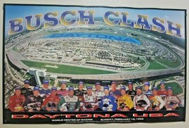 1995 Anheuser Busch Busch Clash Daytona Tavern / Store Poster 34&quot;x22&quot; NOS - £10.21 GBP