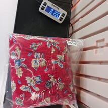 Vintage Ozark Mountain RN#53166 Women's Red Cotton Blend Floral Pleated Skirt XL image 7