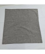 Gray Tweed Pillow Cover Zipper Closure - £12.45 GBP