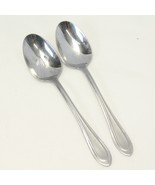 Oneida Joanne Serving Spoons Solid and Pierced 9&quot; Lot of 2 - €16,87 EUR