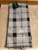NWT Woodland Lodge Kitchen Dish Towel &quot;Comfy &amp; Cozy Are We&quot; Cabin Woods ... - £7.83 GBP