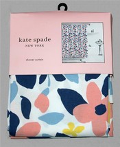Kate Spade Forest Floral Abstract Bright Colorful Shower Curtain Nice Quality - £31.96 GBP
