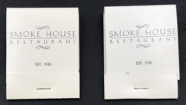 Lot of Two (2) Smoke House Restaurant Burbank CA Matchbook Full 20 Unstruck - £9.63 GBP