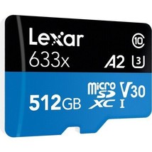 For Nintendo Switch Nextbase Dash Cam Lexar 633x 512GB Micro SD U3 Card 100MB/s - £39.23 GBP