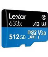 For Nintendo Switch Nextbase Dash Cam Lexar 633x 512GB Micro SD U3 Card ... - £38.94 GBP