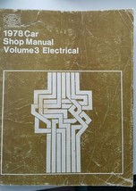 1978  Ford  Car Shop Manual Volume 3 Electrical - $60.00