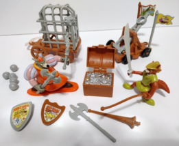 Vintage Disney ROBIN HOOD Action Figure Playset Toy SHERRIF OF NOTTINGHA... - $79.95