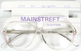 NEW MAINSTREET M228 PWC /PINK WHITE CLEAR EYEGLASSES GLASSES FRAME 54-14mm - $325.25 MXN