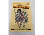 Brutes Miniatures Microgame Rule Booklet - £50.72 GBP