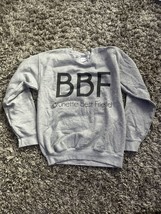 BBF Brunette Best Friend Gray Sweatshirt Size Small - £9.76 GBP
