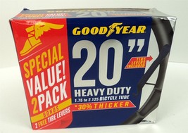 Goodyear 20&quot; Bicycle Tube - 2-Pack Heavy Duty Rubber Bike Tubes - £11.56 GBP