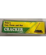 Duke&#39;s Easy Pecan and Nut Cracker Steel and Wood In Original Box Heavy Duty - £9.61 GBP