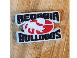 NEW! GEORGIA Croc Charm Georgia Bulldogs Charm Bulldogs Croc Charm Football NCAA - £2.79 GBP