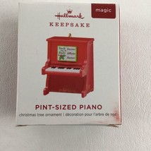Hallmark Keepsake Christmas Ornament Pint Sized Piano Magic Sound 2019 Miniature - £14.95 GBP