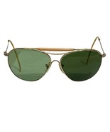Vintage American Optical AO Aviator Sunglasses Green Lenses Repair Restore - $77.95 CAD