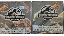 Jurassic World Table Cover Plastic T-Rex Birthday Party Supplies Dinosaur 2 pks - $10.88