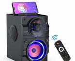 Portable Big Bluetooth Speakers With Light, Wireless With Subwoofer, Fm ... - £59.07 GBP
