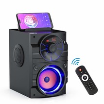 Portable Big Bluetooth Speakers With Light, Wireless With Subwoofer, Fm ... - £58.22 GBP