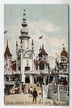 Luna Park Cafe Coney Island New York Postcard 1907 - £8.50 GBP