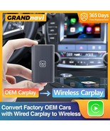 Grandnavi Wireless Carplay Dongle Apple USB Adapter Car Multimedia Playe... - £96.48 GBP