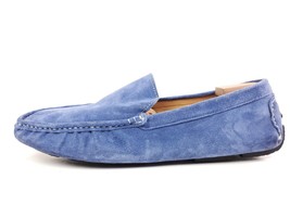 Scandia Woods Men&#39;s Leather Suede Blue Driving Moccasins Loafer sz 11M R... - £31.65 GBP