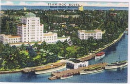 Florida Postcard Miami Flamingo Hotel - £2.35 GBP