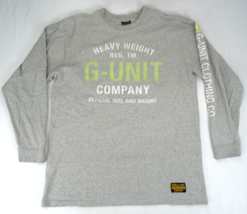Vintage G Unit T-Shirt Mens Size L 50 Cent Hip Hop Spell Out Ecko Y2K 90s Sleeve - £18.94 GBP