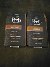 2 Bags Peet&#39;s Dark Sumatra Ground Coffee 10.5 oz each (N05) - £15.80 GBP