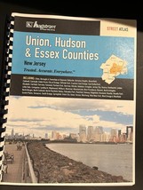 Union, Hudson &amp; Essex Counties NJ Street Atlas - $98.01