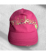 DisneyLand Mickey Minnie Mouse Resorts short bill Hat Cap Lined Distress... - $316.62 MXN